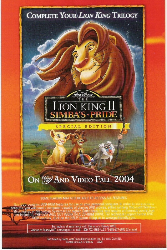 Movie Info - Simba\'s Pride Information Site